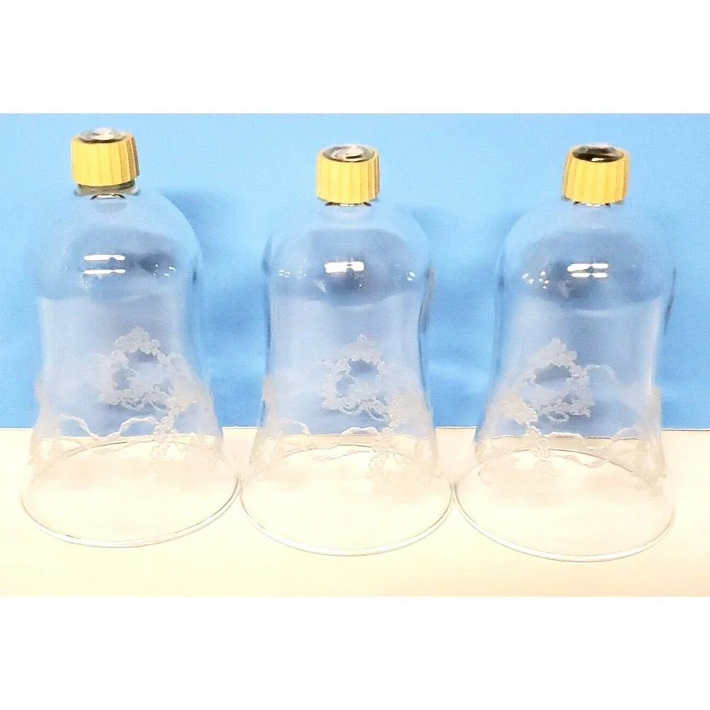 Votive Cups Heart Filigree Glass Peg Candle Home Interiors Vintage Set of 3